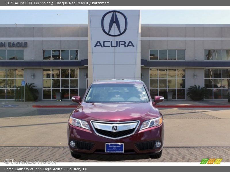 Basque Red Pearl II / Parchment 2015 Acura RDX Technology