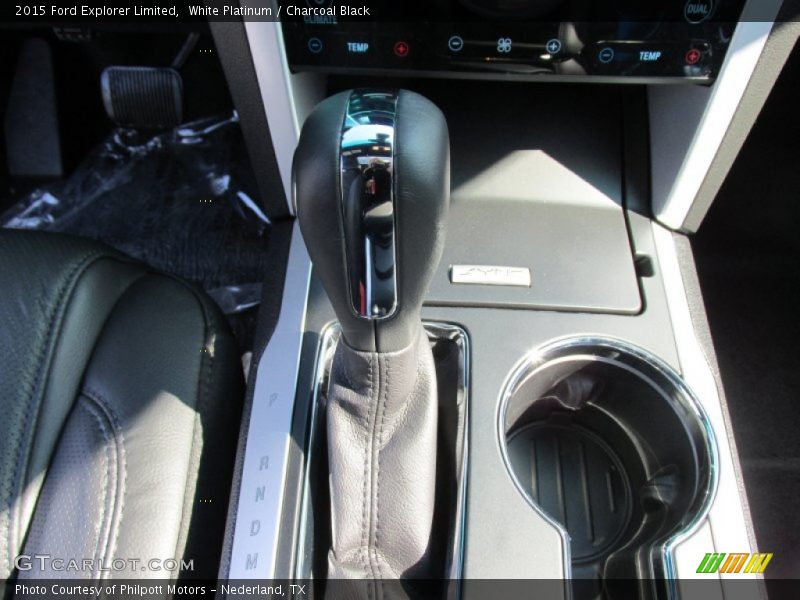 White Platinum / Charcoal Black 2015 Ford Explorer Limited