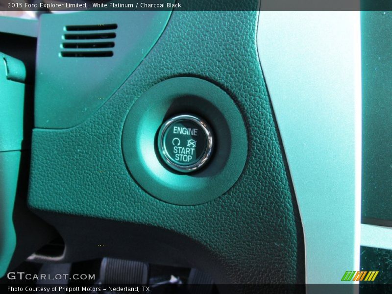 White Platinum / Charcoal Black 2015 Ford Explorer Limited