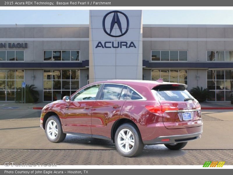 Basque Red Pearl II / Parchment 2015 Acura RDX Technology