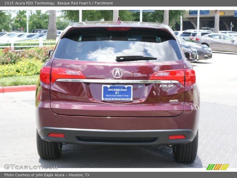 Basque Red Pearl II / Parchment 2015 Acura RDX Technology