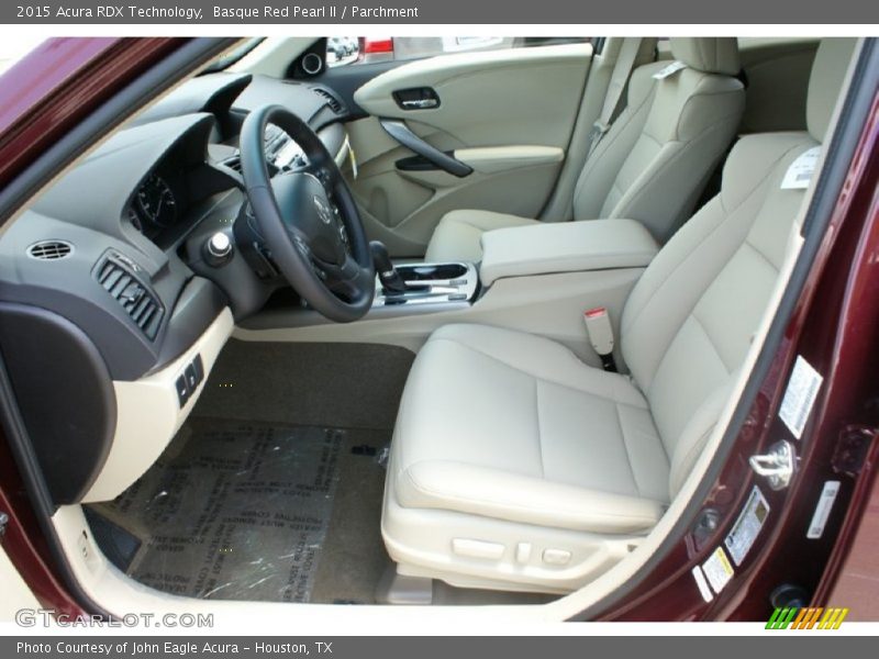 Basque Red Pearl II / Parchment 2015 Acura RDX Technology