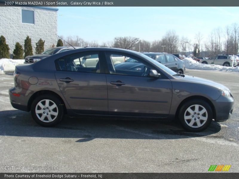 Galaxy Gray Mica / Black 2007 Mazda MAZDA3 i Sport Sedan