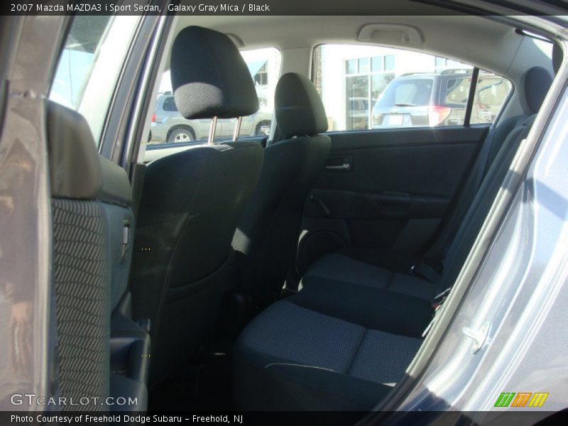 Galaxy Gray Mica / Black 2007 Mazda MAZDA3 i Sport Sedan