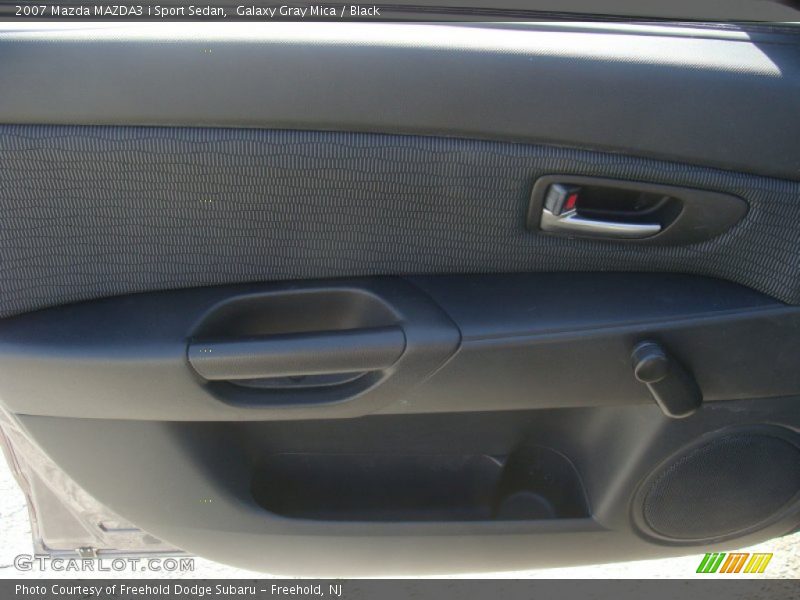 Galaxy Gray Mica / Black 2007 Mazda MAZDA3 i Sport Sedan