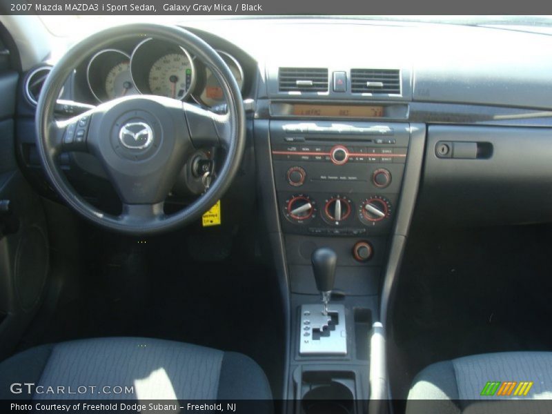 Galaxy Gray Mica / Black 2007 Mazda MAZDA3 i Sport Sedan