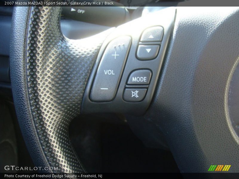 Galaxy Gray Mica / Black 2007 Mazda MAZDA3 i Sport Sedan