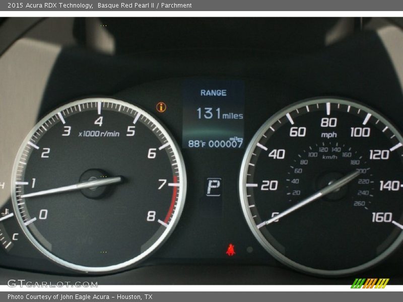 Basque Red Pearl II / Parchment 2015 Acura RDX Technology