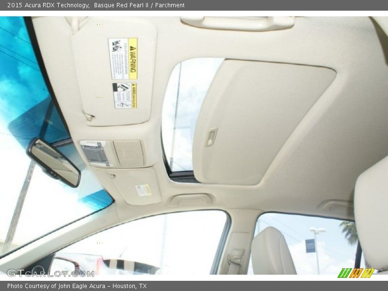 Basque Red Pearl II / Parchment 2015 Acura RDX Technology