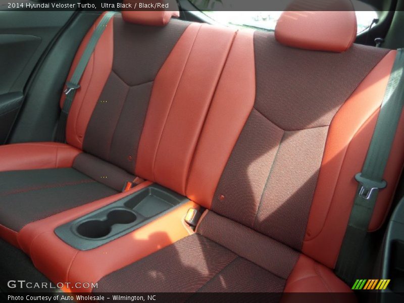 Ultra Black / Black/Red 2014 Hyundai Veloster Turbo