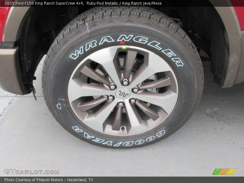 Ruby Red Metallic / King Ranch Java/Mesa 2015 Ford F150 King Ranch SuperCrew 4x4