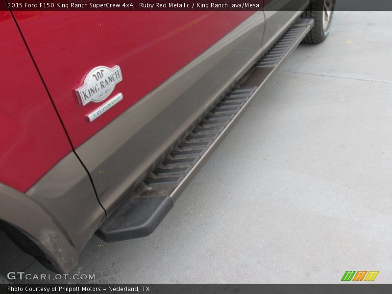 Ruby Red Metallic / King Ranch Java/Mesa 2015 Ford F150 King Ranch SuperCrew 4x4