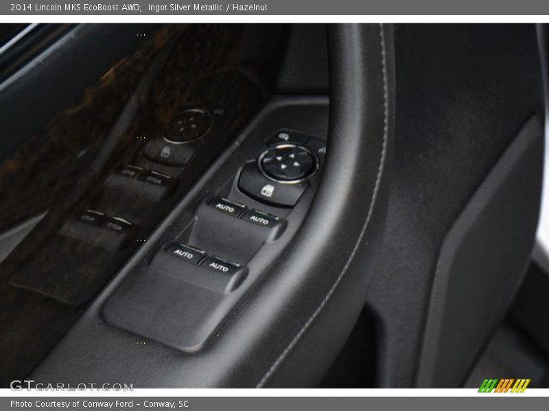 Ingot Silver Metallic / Hazelnut 2014 Lincoln MKS EcoBoost AWD