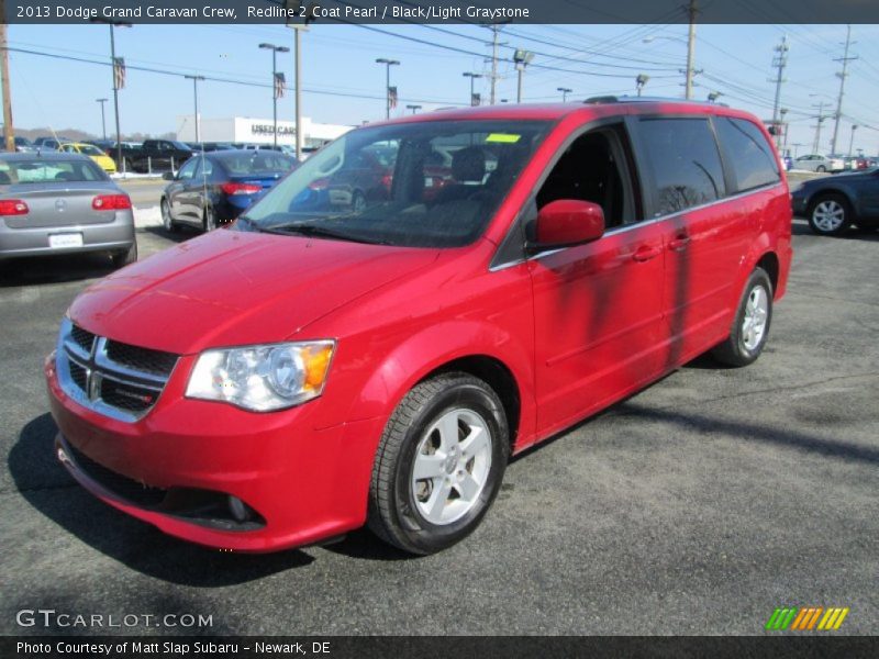 Redline 2 Coat Pearl / Black/Light Graystone 2013 Dodge Grand Caravan Crew