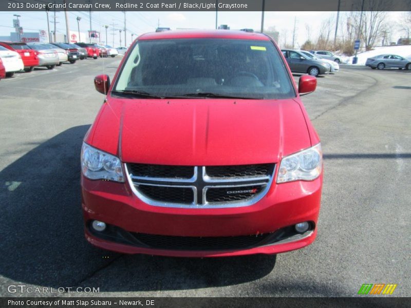 Redline 2 Coat Pearl / Black/Light Graystone 2013 Dodge Grand Caravan Crew