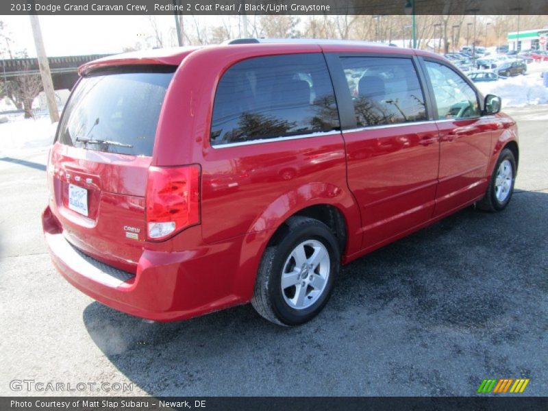 Redline 2 Coat Pearl / Black/Light Graystone 2013 Dodge Grand Caravan Crew