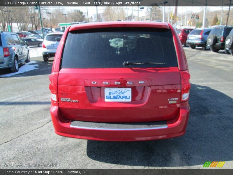 Redline 2 Coat Pearl / Black/Light Graystone 2013 Dodge Grand Caravan Crew