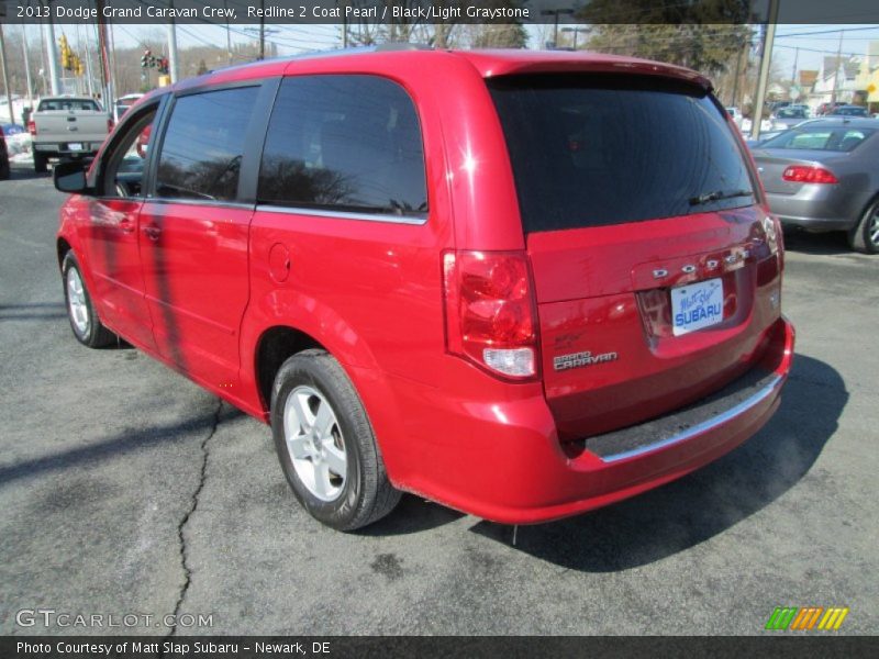Redline 2 Coat Pearl / Black/Light Graystone 2013 Dodge Grand Caravan Crew