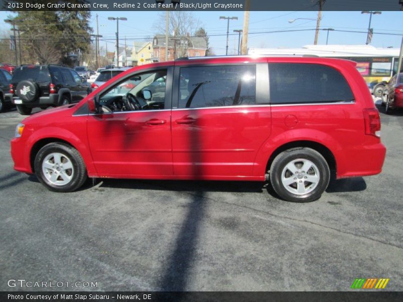 Redline 2 Coat Pearl / Black/Light Graystone 2013 Dodge Grand Caravan Crew