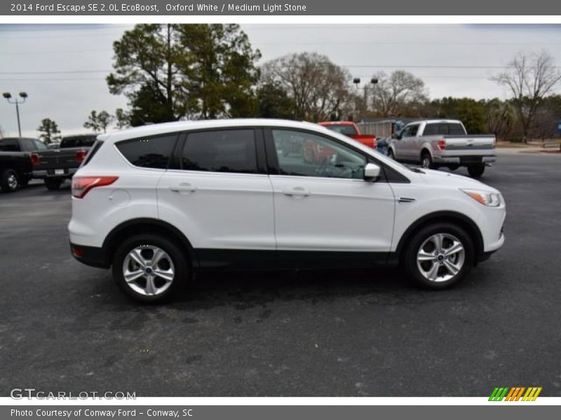 Oxford White / Medium Light Stone 2014 Ford Escape SE 2.0L EcoBoost