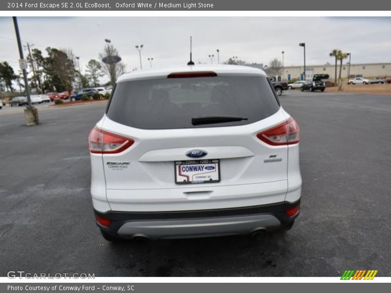 Oxford White / Medium Light Stone 2014 Ford Escape SE 2.0L EcoBoost