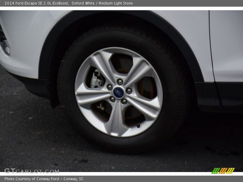 Oxford White / Medium Light Stone 2014 Ford Escape SE 2.0L EcoBoost