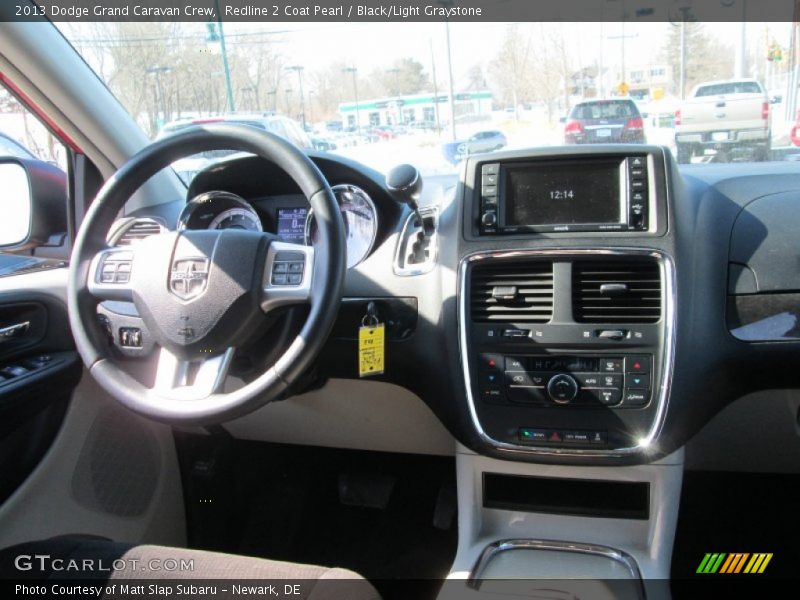 Redline 2 Coat Pearl / Black/Light Graystone 2013 Dodge Grand Caravan Crew