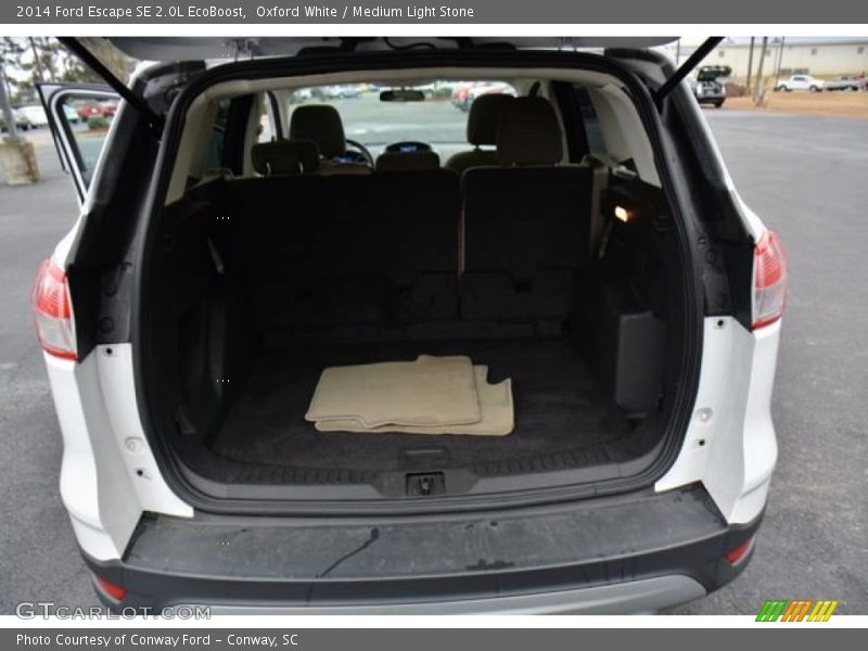 Oxford White / Medium Light Stone 2014 Ford Escape SE 2.0L EcoBoost
