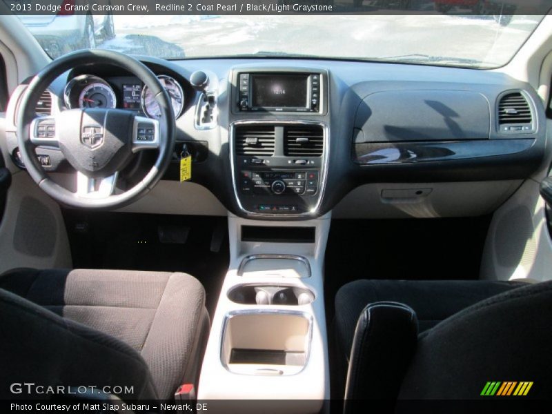 Redline 2 Coat Pearl / Black/Light Graystone 2013 Dodge Grand Caravan Crew