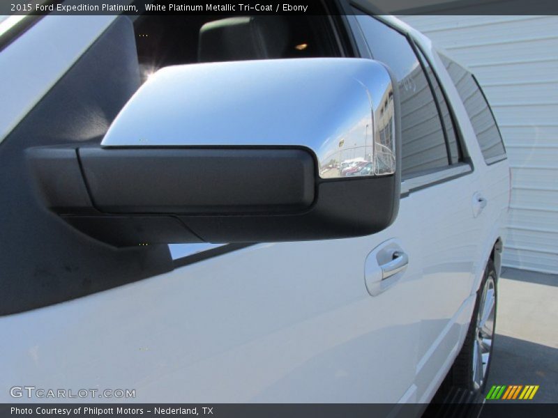 White Platinum Metallic Tri-Coat / Ebony 2015 Ford Expedition Platinum