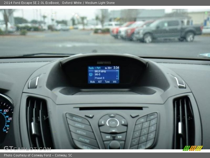 Oxford White / Medium Light Stone 2014 Ford Escape SE 2.0L EcoBoost