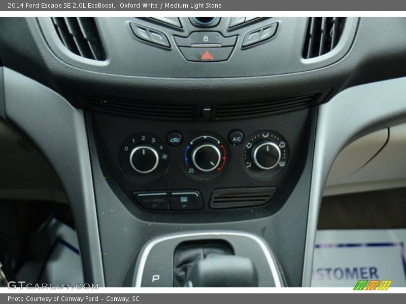 Oxford White / Medium Light Stone 2014 Ford Escape SE 2.0L EcoBoost