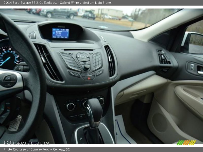Oxford White / Medium Light Stone 2014 Ford Escape SE 2.0L EcoBoost