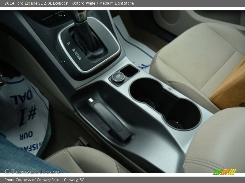 Oxford White / Medium Light Stone 2014 Ford Escape SE 2.0L EcoBoost