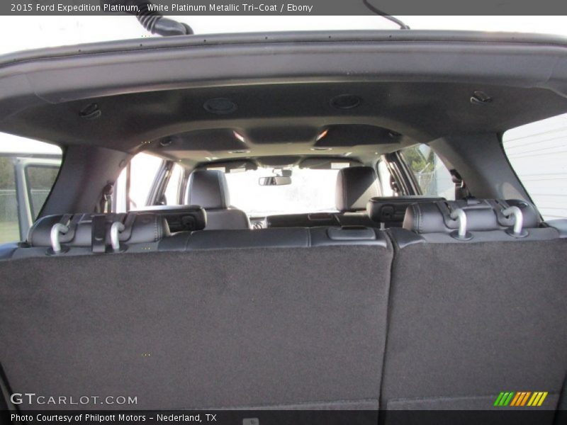 White Platinum Metallic Tri-Coat / Ebony 2015 Ford Expedition Platinum