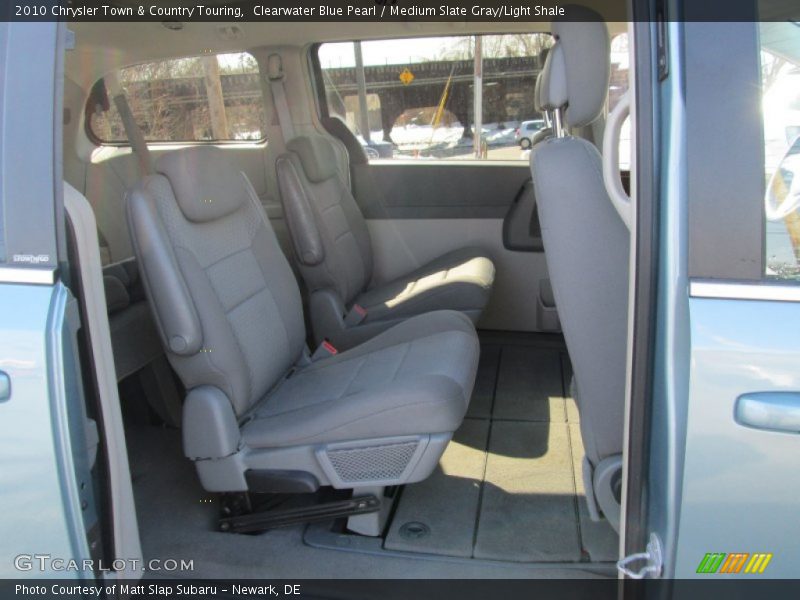 Clearwater Blue Pearl / Medium Slate Gray/Light Shale 2010 Chrysler Town & Country Touring