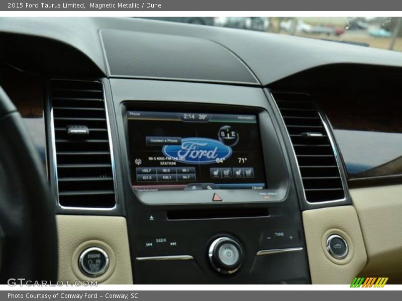 Magnetic Metallic / Dune 2015 Ford Taurus Limited