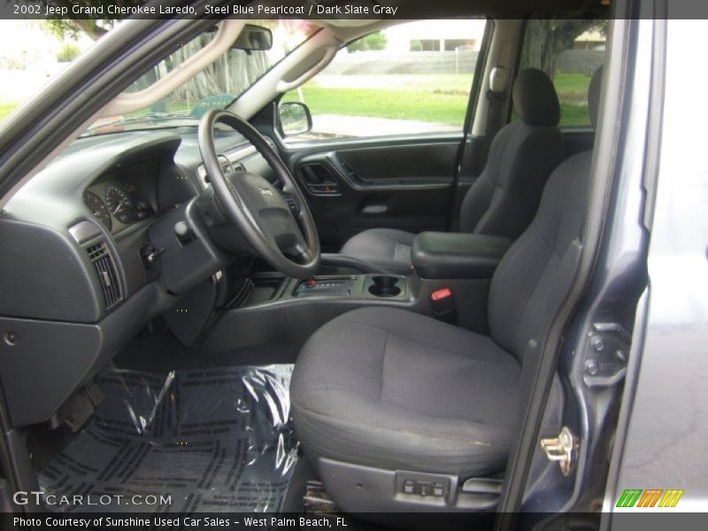 Steel Blue Pearlcoat / Dark Slate Gray 2002 Jeep Grand Cherokee Laredo