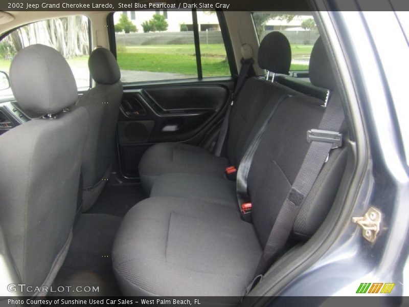 Steel Blue Pearlcoat / Dark Slate Gray 2002 Jeep Grand Cherokee Laredo