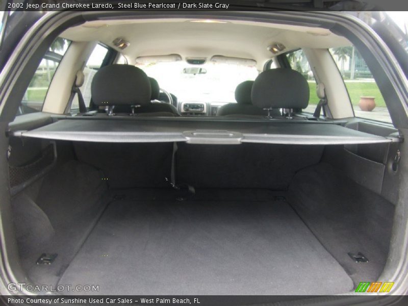 Steel Blue Pearlcoat / Dark Slate Gray 2002 Jeep Grand Cherokee Laredo