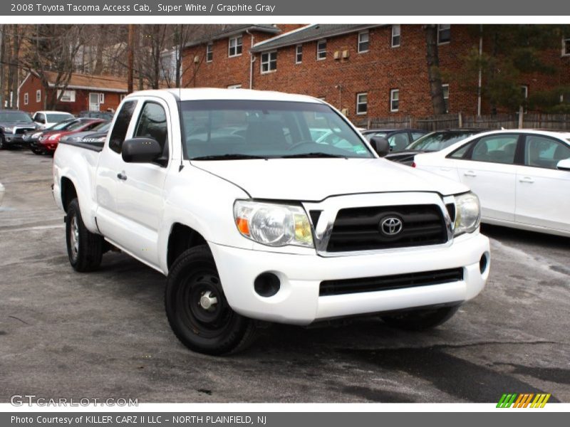 Super White / Graphite Gray 2008 Toyota Tacoma Access Cab