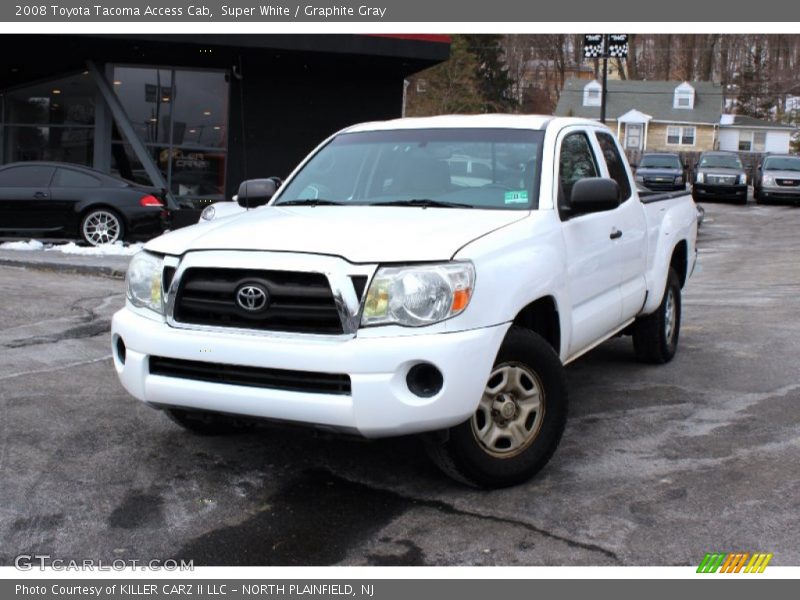 Super White / Graphite Gray 2008 Toyota Tacoma Access Cab