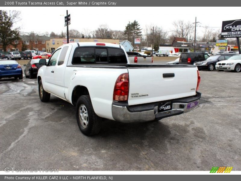 Super White / Graphite Gray 2008 Toyota Tacoma Access Cab