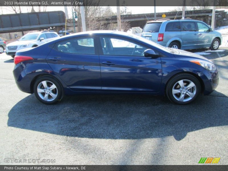 Atlantic Blue / Gray 2013 Hyundai Elantra GLS