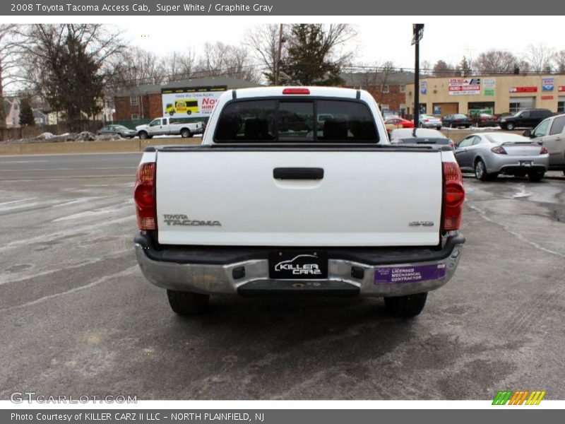 Super White / Graphite Gray 2008 Toyota Tacoma Access Cab