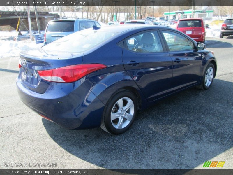 Atlantic Blue / Gray 2013 Hyundai Elantra GLS