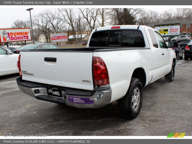 Super White / Graphite Gray 2008 Toyota Tacoma Access Cab