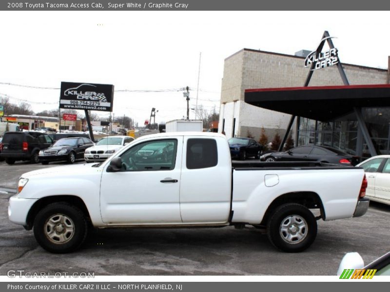 Super White / Graphite Gray 2008 Toyota Tacoma Access Cab