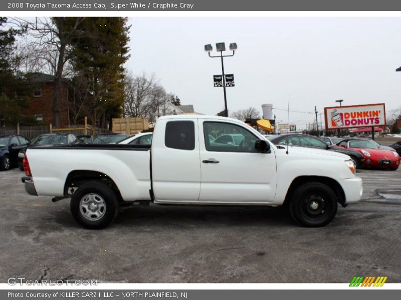 Super White / Graphite Gray 2008 Toyota Tacoma Access Cab