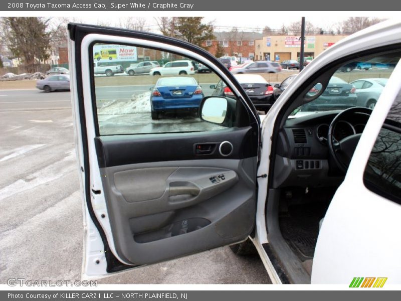 Super White / Graphite Gray 2008 Toyota Tacoma Access Cab